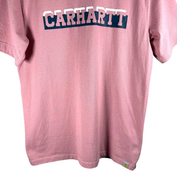 Carhartt Relaxed Fit Big Logo T-shirt Men’s M - Work Streetwear Preppy Casual - Picture 6 of 15